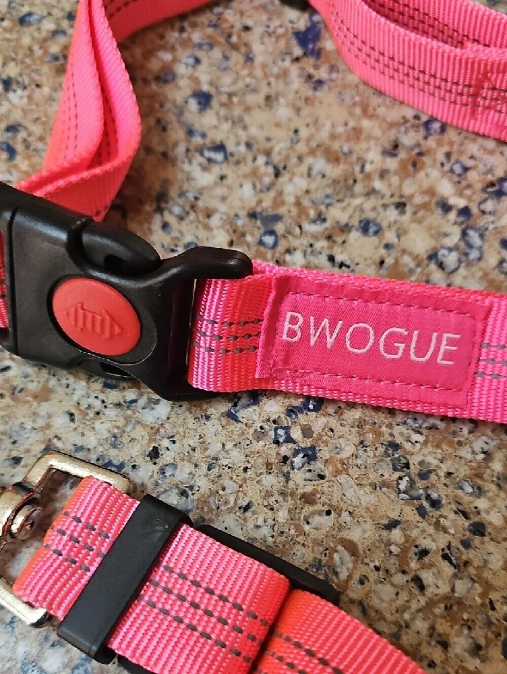 BWOGUE NEW Pink Reflective Dog Seatbelt Restraint Leash